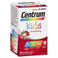 Kẹo vitamin tổng hợp cho bé vị dâu Centrum Kids Multi Vitamin 60 viên