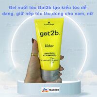 Keo vuốt tóc Got2b dùng cho nam, nữ, giúp giữ nếp tóc lâu hơn, dạng tuýp 150ml