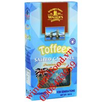 Kẹo Walker's salted caramel Toffees hộp 150g