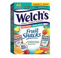 Kẹo Welch's Fruit Snack Fruit Punch & Island Fruit 0,9kg 40 gói