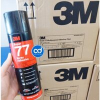 Keo Xịt 3M 77 - 375gram dán gỗ, vải, giấy, xốp