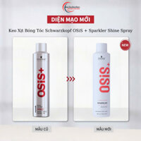 Keo Xịt Bóng Tóc Schwarzkopf OSiS + Sparkler Shine Spray Giúp Bóng Tóc, Giữ Nếp Tóc Suôn Mượt 300ml