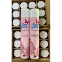 Keo xịt tóc Con Bướm Hair Spray Extra Control Jacqualine 420mL (mềm)