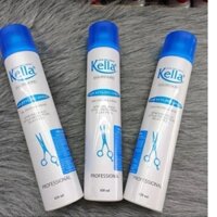 Keo xịt tóc gôm xịt tóc KELLA 420ml nắp xanh CHÍNH HÃNG giữ nếp tóc,tạo kiểu nhanh gọn dang xịt phun sương