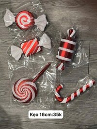 Kẹo xoắn đỏ 16 cm