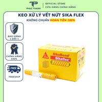 Keo Xử Lý Vết Nứt Sika Flex Construction AP - Keo Chống Thấm, Chất Trám Vết Nứt, Khe Nứt Mái Nhà, Tường Nhà Màu Xám