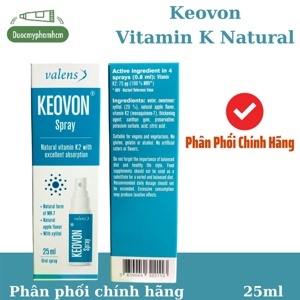 Keovon Spray Vitamin K2 (MK7 tự nhiên) dạng xịt