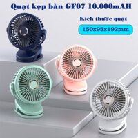 [Kẹp Bàn] Quạt Kẹp Bàn Xoay 360 Pink Dung Lượng Lớn Quạt Để Bàn Làm Việc