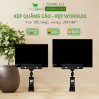 Kẹp bảng giá sale, kẹp wobbler, kẹp giá siêu thị Thegioi wobbler xoay 360 độ, kẹp quảng cáo, bảng giá tẩy xóa dễ dàng