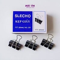Kẹp bướm đen Slecho 32mm-155 hộp 12 cái