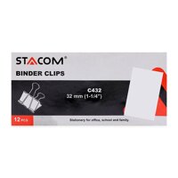 Kẹp Bướm Đen Stacom C432 32mm