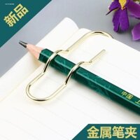Kẹp bút tình yêu kim loại Phụ Kiện Cắm Bút Sắt sáng tạo khóa bút cố định kiểu Châu Âu cầm tay Hộp đựng bút hình trái tim
