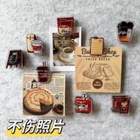 Kẹp cà phê, đinh ghim, kẹp ghi nhớ, bảng nút chai, bảng nỉ, kẹp ảnh, trang trí tường ảnh, đinh ghim acrylic