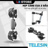 Kẹp càng cua Telesin gắn Gậy ActionCam Gopro Insta360 kim loại chắc chắn