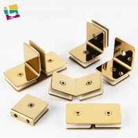 Kẹp cố định bằng thép không gỉ 304 cho kẹp cố định vàng thủy tinh phòng tắm phụ kiện cửa kính 90 độ cố định kẹp