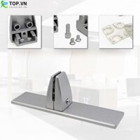 Kẹp cố định vách ngăn bàn hội nghị di động bằng hợp kim nhôm để ổn định
