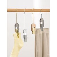 Kẹp có móc, kẹp mũ acrylic trong suốt, móc treo quần áo bằng gỗ nguyên khối, kẹp váy, kẹp mũ cửa hàng quần áo, kẹp mẫu