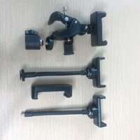 kẹp đèn livestream, giá đỡ điện thoại，củ soay