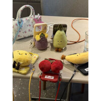 kẹp điện thoại hình trái cây bông đáng yêu cute phô mau que cute xỉu kèm ốp lưng