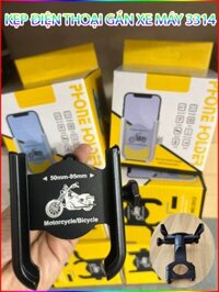 Kẹp Điện Thoại Hợp Kim Siêu Bền 3314 Kẹp Ghi Đông Dành Cho Xe Máy, Xe Đạp, Scooter