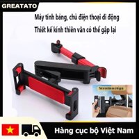 kẹp điện thoại trên ô tô giá đỡ ipad khớp kéo dài xoay dọc ngang bằng kim loại PAD HOLDER，Kẹp điện thoại ipad xoay 360 treo ghế sau ô tô xe hơi