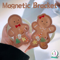 Kẹp Điện Thoại Từ Tính Dễ Thương Quicksand Cây Giáng Sinh Hoạt Hình Bánh Gừng Người Giá Đỡ Điện Thoại Tok Griptok Đứng Hỗ Trợ Cho iPhone Giá Đỡ Đa Năng