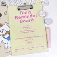 Kẹp file A4 Daily reminder board