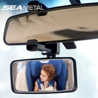 Kẹp gắn gương chiếu hậu nội thất ô tô SEAMETAL 360° Xoay Có Thể Điều Chỉnh Tự Động Quan Sát Ghế Sau Gương Phụ Trợ Màn Hình Bé
