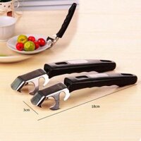 KẸP GẮP CHỐNG NÓNG BÁT ĐĨA KIÊM MỞ NẮP CHAI | DỤNG CỤ NHẤC NỒI GẮP NÓNG KHUI BIA -CHẤT LIỆU INOX DÀY DẶN CHẮC CHẮN