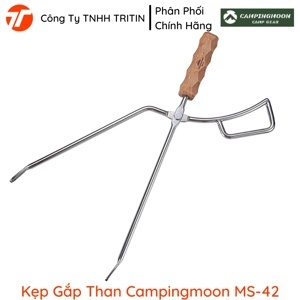 Kẹp gắp than củi Inox Campingmoon MS-42