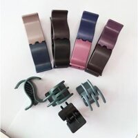 KẸP GẤP TÓC 5 RĂNG NHÁM NHIỀU MÀU GIAO MÀU NGẪU NHIÊN - SET 3 CÂY ĐỦ MÀU