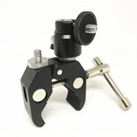 Kẹp ghi đông nhôm CNC và ball head Q29 mini