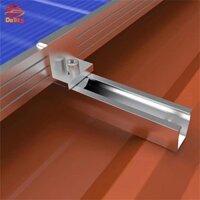 Kẹp giá đỡ bảng điều khiển năng lượng mặt trời Hợp kim nhôm chắc chắn bạc chuyên nghiệp