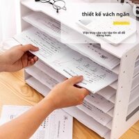 Kẹp giấy kiểm tra Đồ dùng văn phòng Giá đựng tài liệu nhiều lớp Khung giấy vẽ A3A4 Giá đựng tài liệu để bàn văn phòng