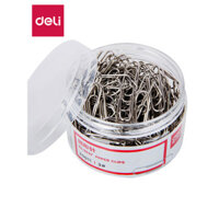 Kẹp giấy kim loại Deli / Kẹp giấy ba chốt một đinh, đồ dùng văn phòng kế toán 0037