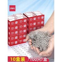 Kẹp giấy kim loại thép lõi văn phòng, kẹp giấy dày màu sắc sáng tạo dễ thương lớn