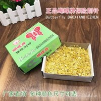 Kẹp Giấy Thương Hiệu Butterfly Bạc Đen Kích Thước Lớn và Nhỏ Kẹp Quần Áo Cố Định Ghim Khóa Kẹp Giấy Miễn Phí Vận Chuyển