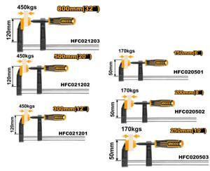 Kẹp gỗ chữ F 50x150mm Ingco HFC020501