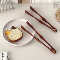 Kẹp Gỗ Nhà Bếp Kẹp Thực Phẩm Kẹp Bít Tết Kẹp Bánh Mì Kẹp Chịu Nhiệt Độ Cao Thực Phẩm Kẹp Thịt Nướng Kẹp Ăn Đĩa Kẹp