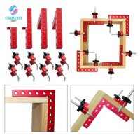Kẹp góc kim loại MLINX 90 độ, Kẹp cố định góc phải bền bằng nhôm, Dụng cụ kẹp chế biến gỗ Phụ trợ bảng điều khiển hình chữ L Kẹp cố định chế biến gỗ