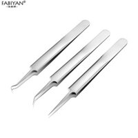 Kẹp Hỗ trợ giảm mụn Extractor Nhíp cong xiên thẳng để loại bỏ mụn đầu đen Comedone