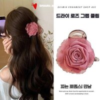 Kẹp hoa hồng khô 8cm Kẹp cá mập hoa nhỏ cao cấp nhẹ nhàng