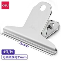 Kẹp inox Deli 9533 76mm, 9532 102mm, 9531 145mm