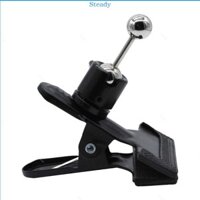 Kẹp kẹp máy ảnh ba chân ổn định với xoay 360 độ Kẹp đầu tròn gắn Camera Kẹp chụp ảnh 1 4 Kẹp vít