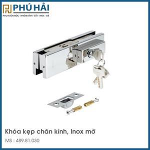 Kẹp khóa sàn Inox mờ Hafele 489.81.030