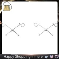 Kẹp kim bằng thép không gỉ 2X vách ngăn, Dụng cụ xỏ khuyên cơ thể Dụng cụ đâm thủng chuyên nghiệp để xỏ lông mày