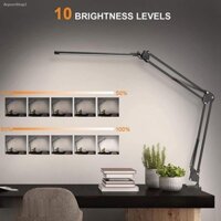💥Kẹp Kim Loại💥 Đèn LED Kẹp Bàn Pixar Linh Hoạt Có Thể Điều Chỉnh 10 độ sáng, đổi 3 màu, LED Thanh treo mành hình