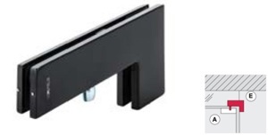 Kẹp kính chữ L Hafele 981.00.033