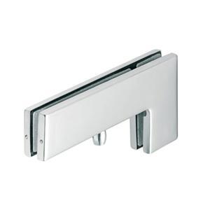 Kẹp kính chữ L inox mờ Hafele 489.81.040
