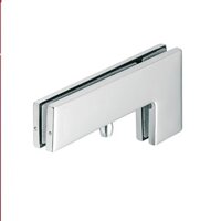 Kẹp Kính Chữ L Inox Mờ Hafele 981.50.040